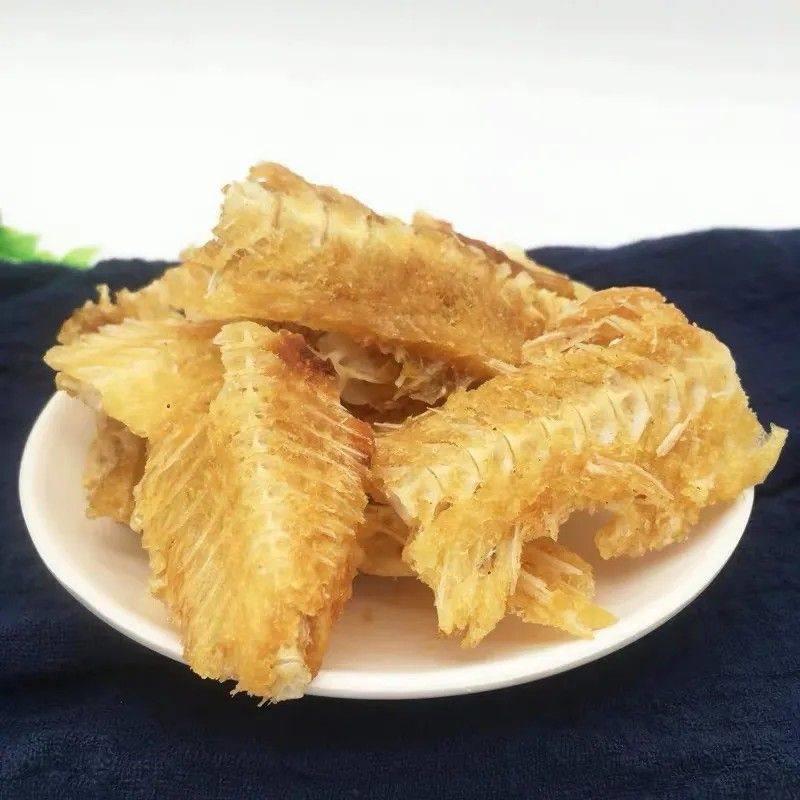 大阳渔夫脆皮鱼骨鱼排即食海鲜小吃鱼骨脆皮烤鱼骨青岛特色菜