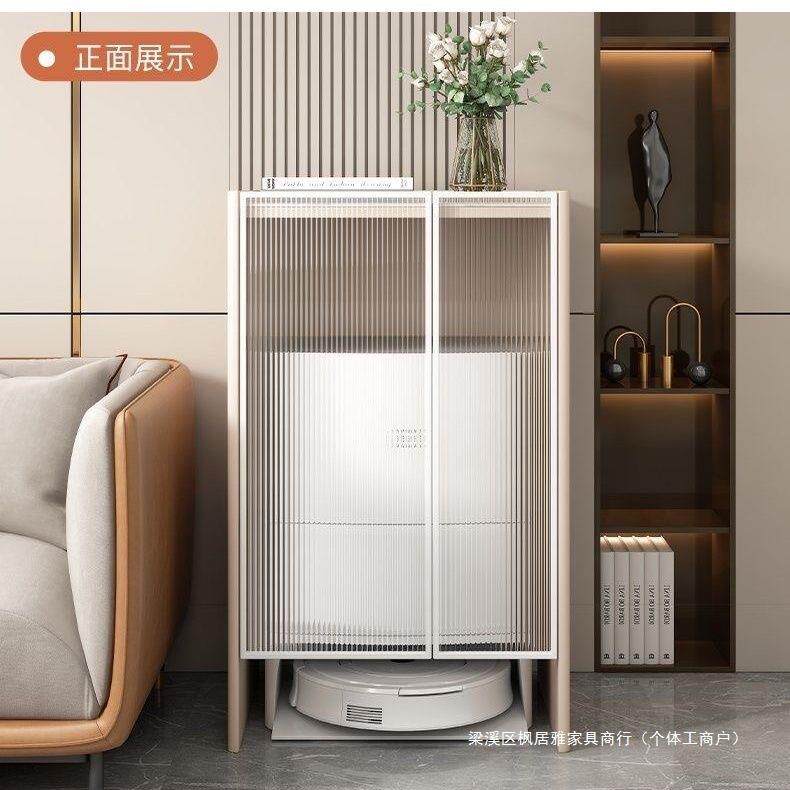 家用餐边柜靠墙NIE地科高柜落石头沃斯扫地机器置物柜小户型人收