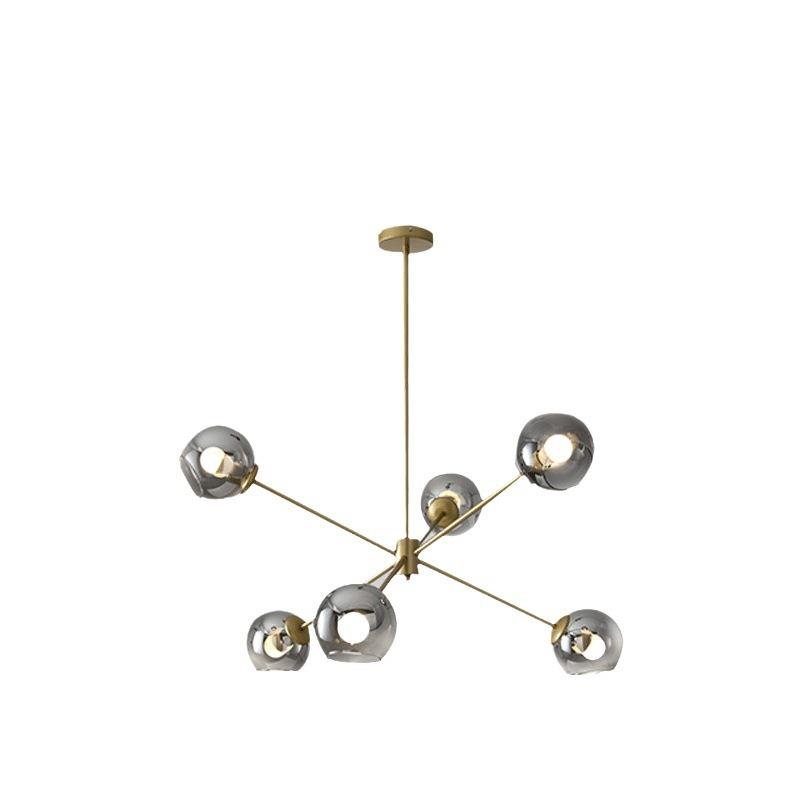 北欧吊灯客厅北欧风格室卧餐厅灯意分灯子装饰ins网红创魔豆灯具