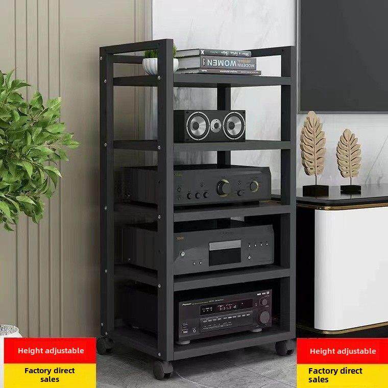 家用可调节多层功放机架移动胆机设备HIFI支架发烧机柜音响脚架子