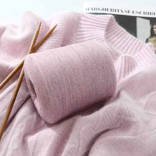 厂家批发羊绒纱线亲肤钩织线机织手编秋冬服饰披肩送男女朋友绒线