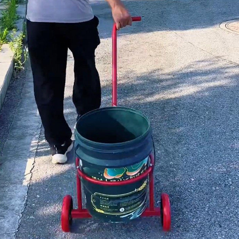 农村土路小推车农用浇菜倒水车浇水家用倒垃圾倒脏水运送水手拉车