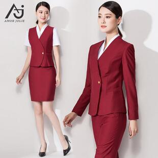 上班服套装西装外套裙裤面试正装女时尚商务空姐制服秋装工作服