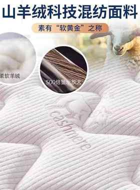 席硬梦思床垫软两用经济型家用乳胶椰棕海簧马79926弹床垫租房专