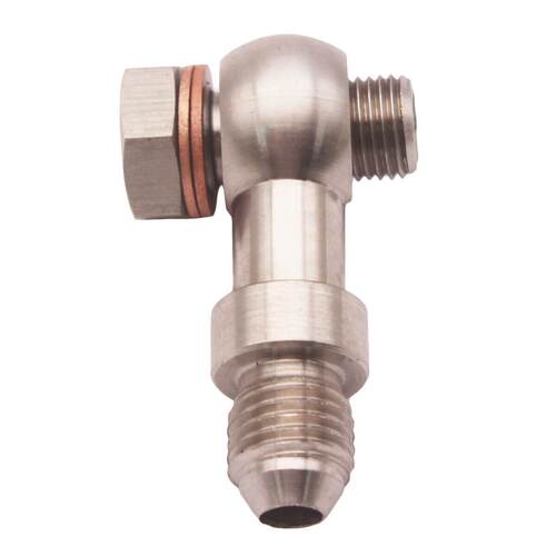 汽车配件 GT25R用Banjo bolt M11x1.0至4AN涡轮进油1.0mm节流器
