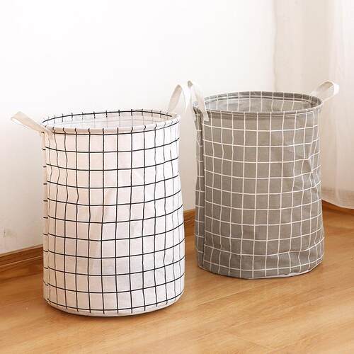 Nordic Minimalist Foldable Laundry Basket, Mold-Resistant an