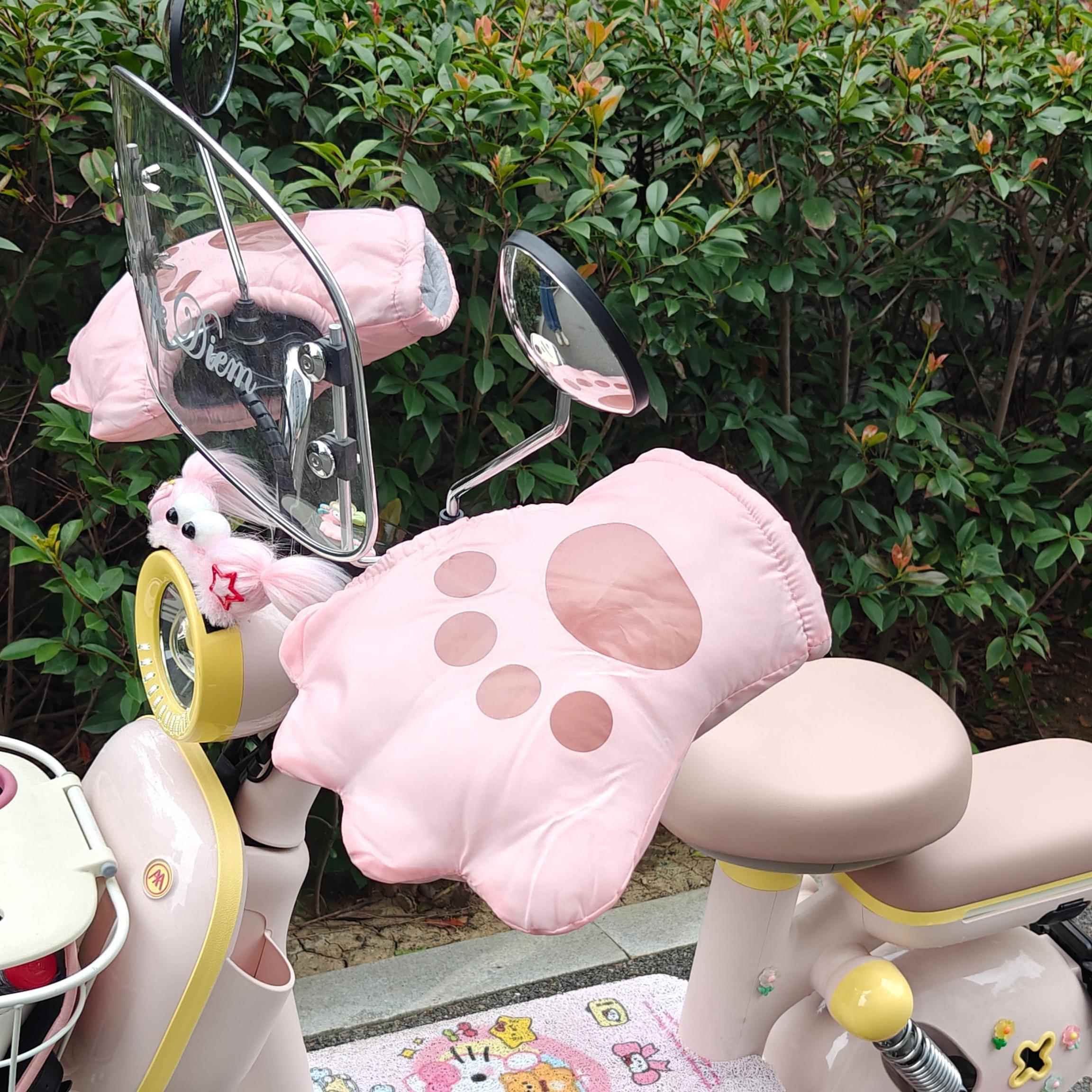 九号电动车Q30C/Q90QZQ85C手把套9号F90E100冬季加绒加厚骑行手套