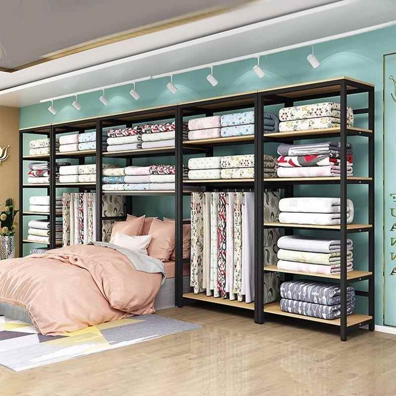 家纺展示架四件套展示架布料样品展示架家纺货架挂被展示床