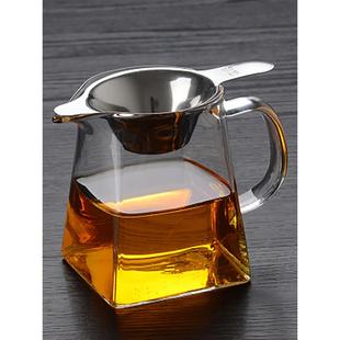 耐热加厚玻璃公道杯茶隔板茶漏茶海套装功夫茶套装大男杯