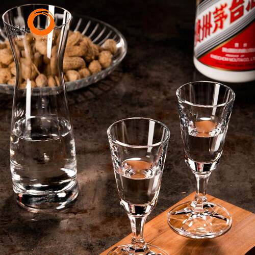 stolzle德国进口高脚烈酒杯家用酒具喝白酒杯子分酒器子弹杯餐厅