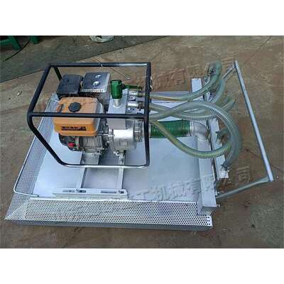 Lotus root digging machine 船式自走挖藕机 小型浮筒式挖藕机