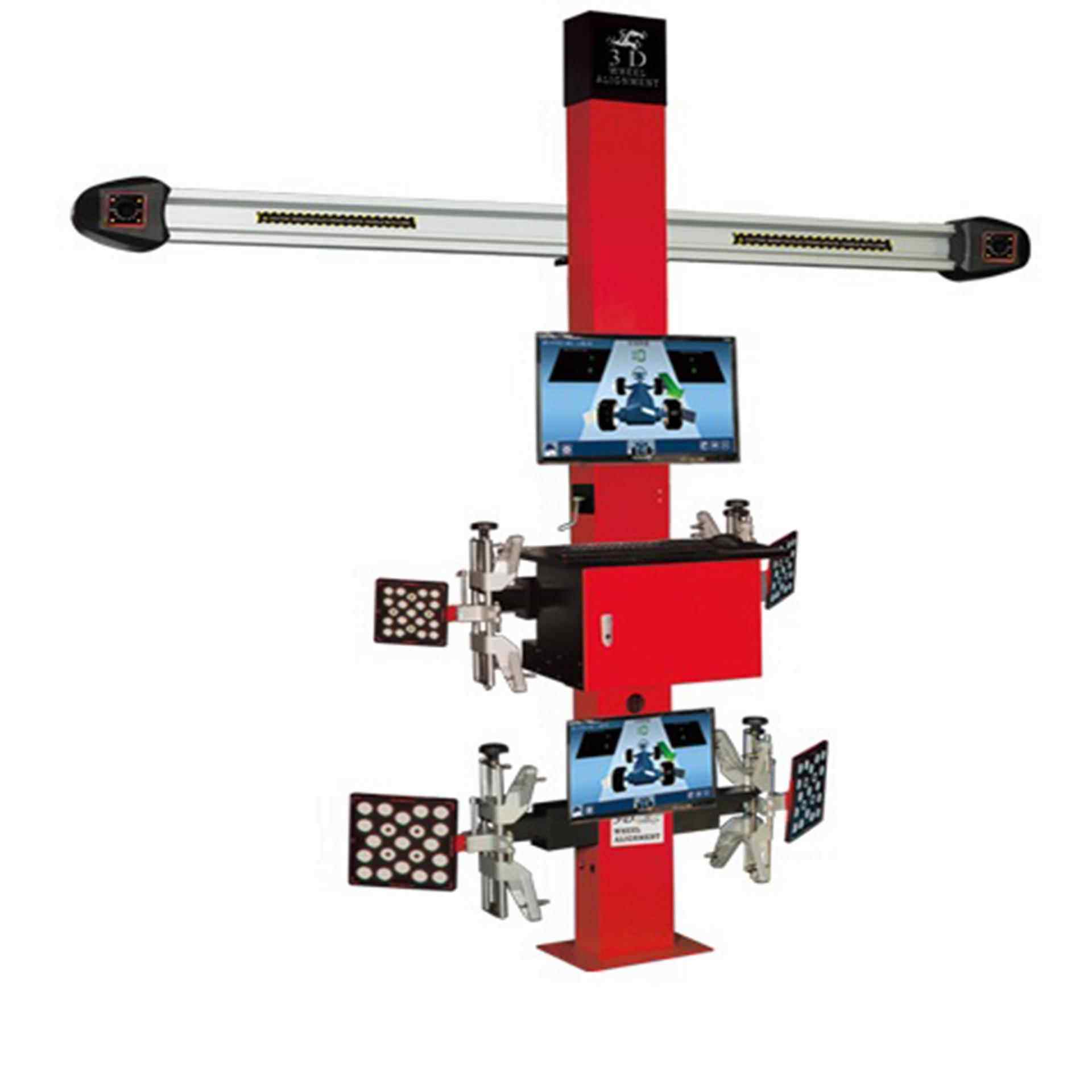 3D轮胎四轮定位仪数显3D四轮定位仪四轮汽车3D定位仪质优价廉智能