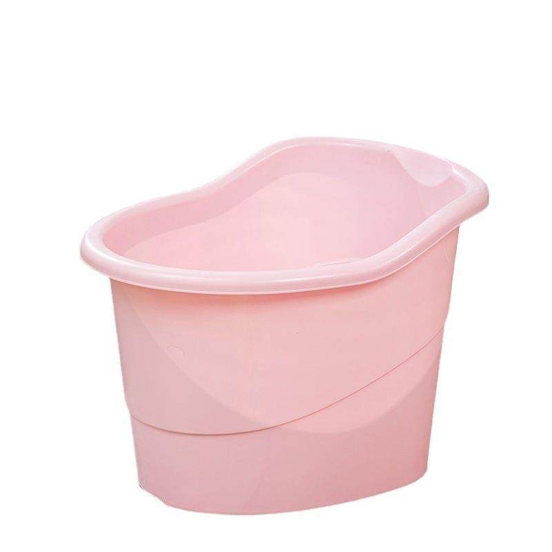 加厚大人泡澡桶成人洗澡盆儿童洗澡大号宝宝家用沐浴桶浴缸可坐