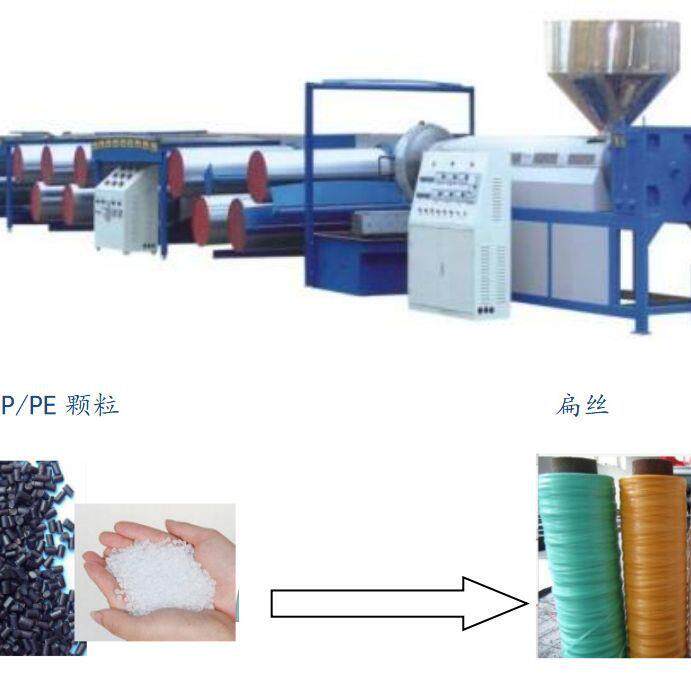厂家生产pppe扁丝拉丝机立式塑料高速扁丝自动拉丝机