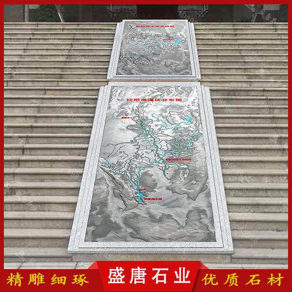天然石材汉白玉浮雕加工 汉白玉地雕制作厂家 花岗石青石地面浮雕