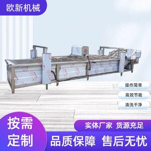 商用气缸提升式气泡清洗机果蔬压喷淋气泡清洗机海鲜清洗设备