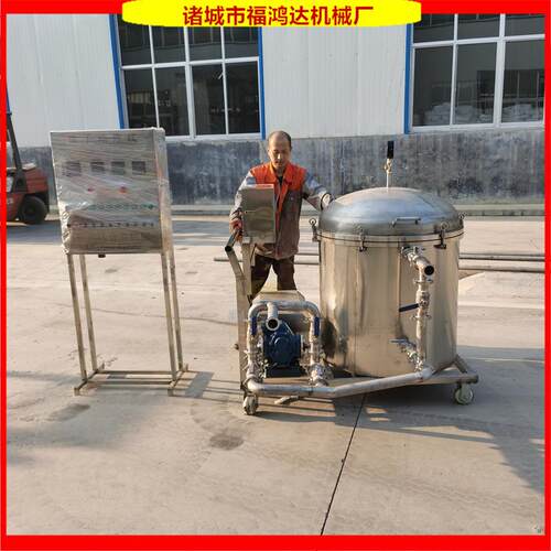 馓子油炸线用的煎炸油过滤机不锈钢三层滤纸的真空滤油机