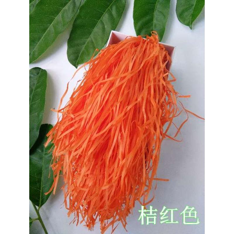 包邮拉菲草喜糖盒填充物礼品盒碎纸丝水果副食化妆品包装配件材料