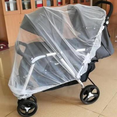 双胞胎婴儿推车蚊帐前后通用位