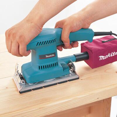 makita牧田BO3700砂光机家用电动砂纸机木工平板家动打磨抛光机