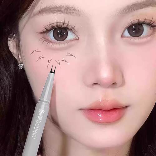 Lower lash dual-claw eyeliner pen, fine and delicate for und