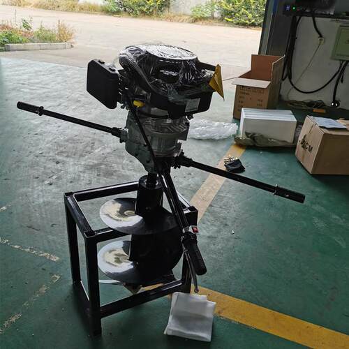 小型二冲程汽油挖坑机 沙漠植树栽树人操作打洞机 园林施工打孔