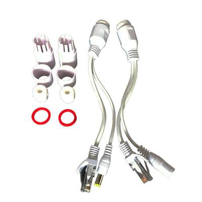 12V24VPOE分离器模块防水 poe合路器室外供电模块 网络摄像头电源