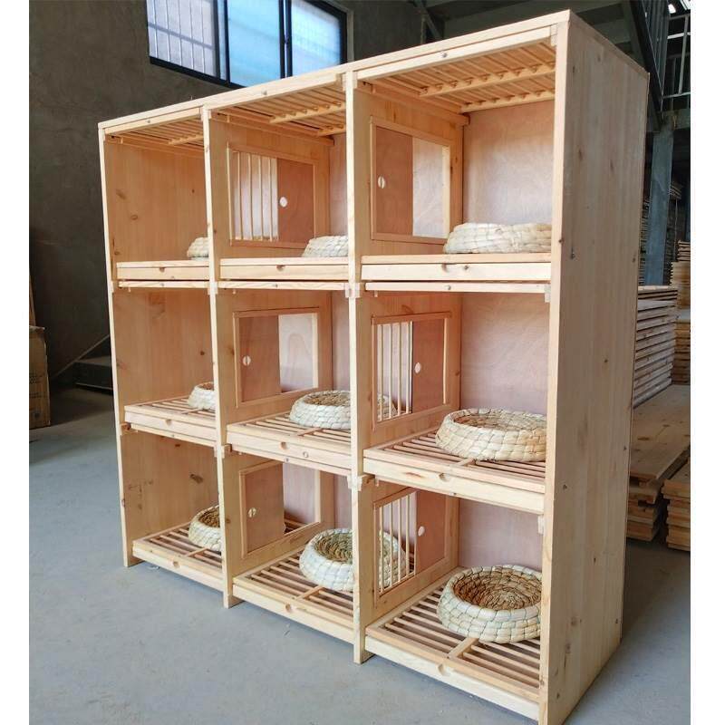 种鸽实木组合多功能巢箱配对笼直销包邮鸽子笼赛鸽笼信鸽放飞笼