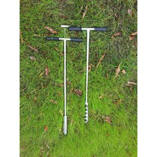 螺旋取土钻可拆卸麻花采土器挖孔土壤采样器304不锈钢麻花取土器