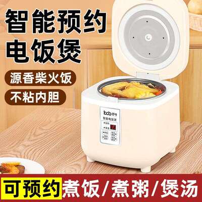 凯琴迷你智能电饭锅家用一个人小型四人定时煮饭2人