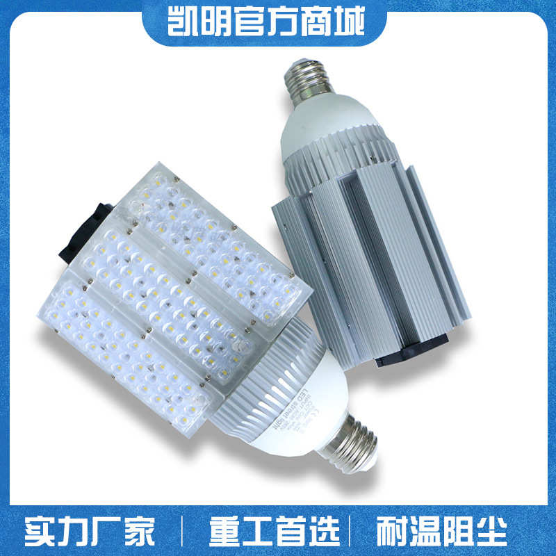 LED玉米路灯光源30W 65W 70W 100W 120WE27E40马路灯单面照明光源