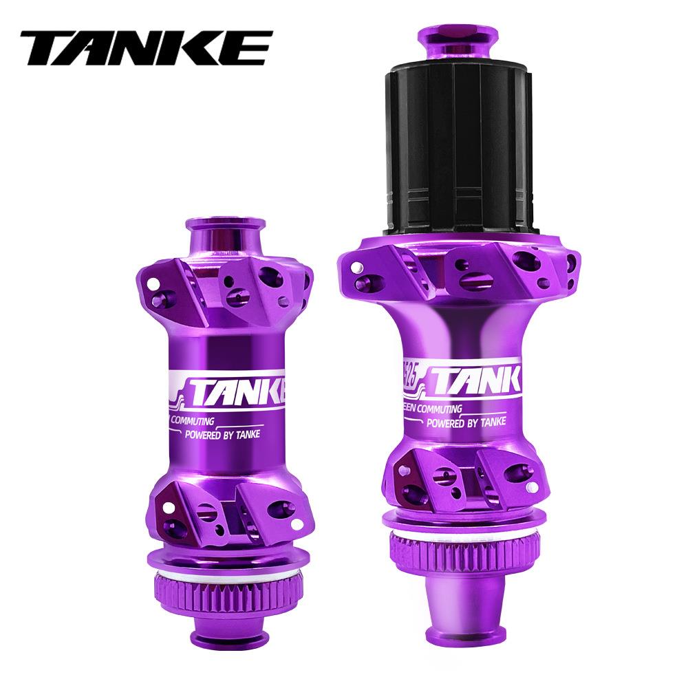 碳客TANKE 公路车直拉花鼓中锁碟刹耐磨四培林120响24/卡式花鼓配