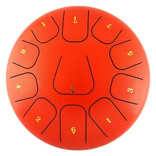 12寸11音空灵鼓梵音鼓色空鼓忘尘鼓忘忧鼓钢舌鼓乐器手鼓