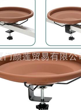 新款051鸟类可卸i池Hanzi鸟浴盆阳台围栏园林庭院花园浴装拆饰