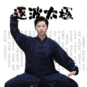 逐波Zooboo太极服武术服太极拳练功服太极训练晨练表演服细麻纱