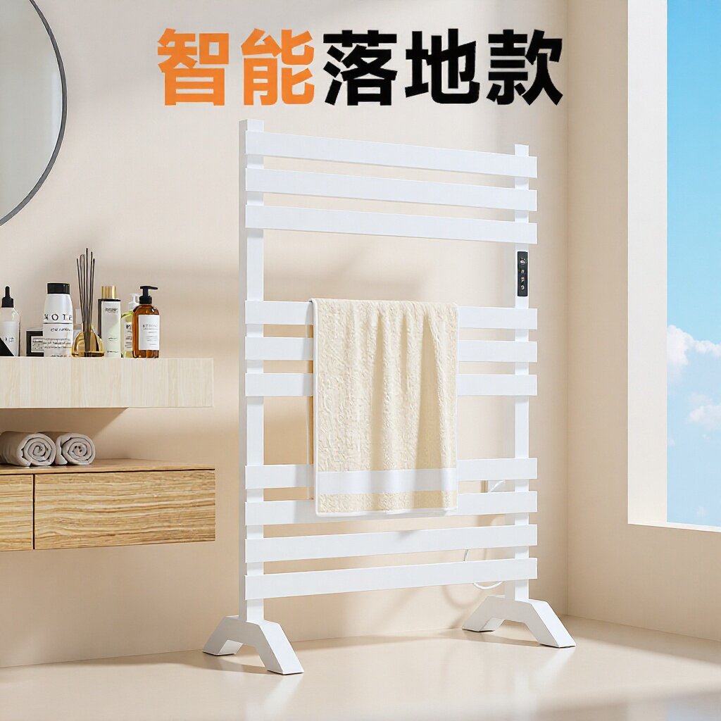 电热毛巾架智能控温毛巾架落地款毛巾烘干架跨境毛巾架工厂直销