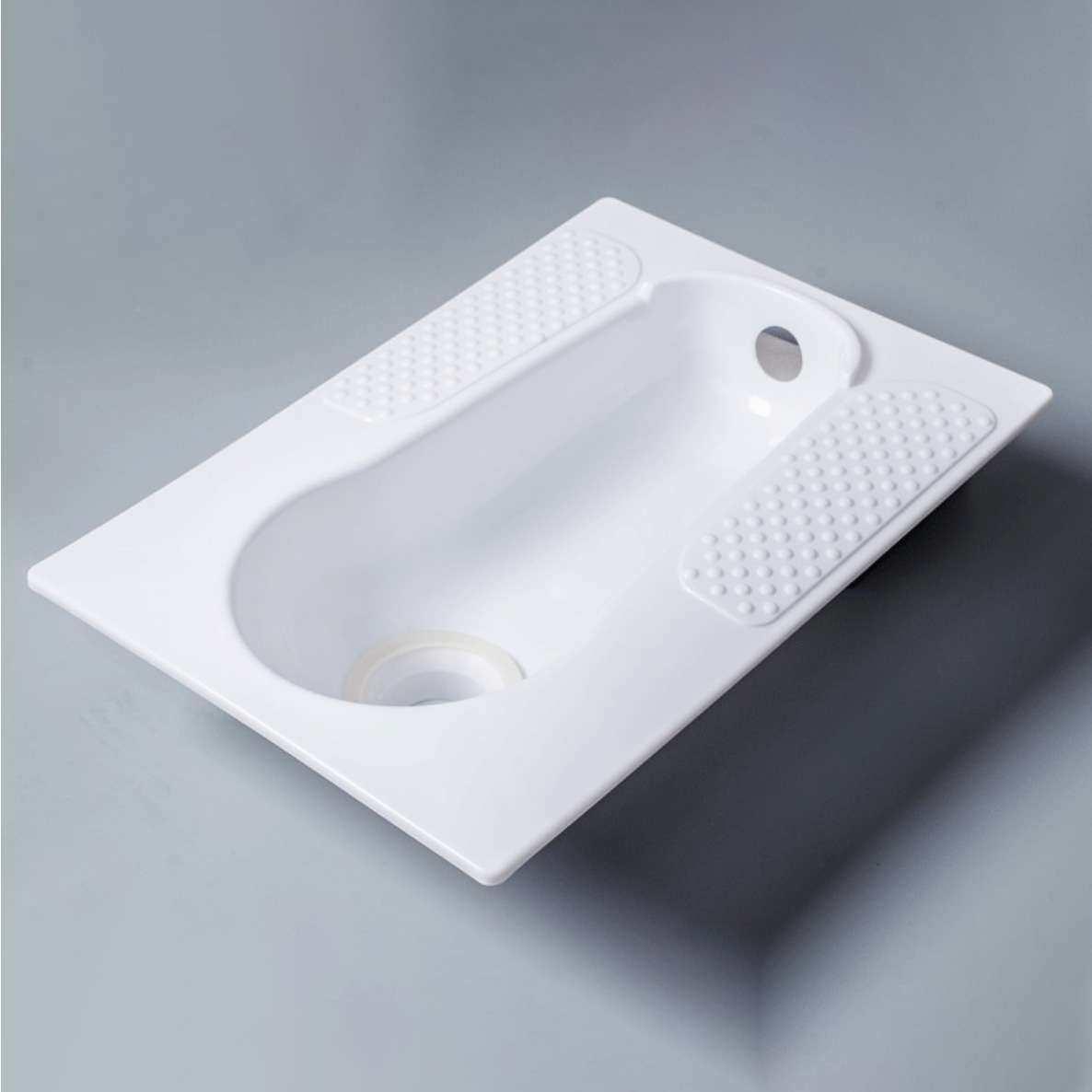 简易马桶装修临时家用厕所塑料蹲便器施工工地一次性便盆蹲坑