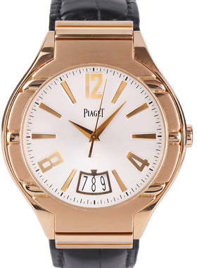 [9.8新]伯爵POLO系列公价22万玫瑰金G0A31149自动机械男表43mm