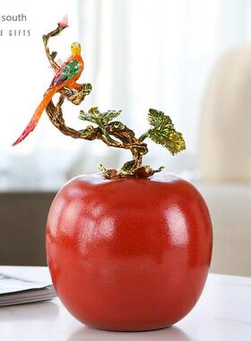 珐琅和平和喜悦无障碍豪华风格装饰客厅入口卧室电视柜装饰乔家庆