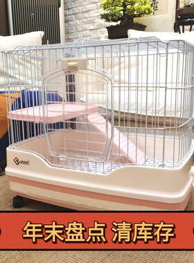 清仓价 达洋兔笼R51R61抽屉式家用室内防喷尿兔子屋龙猫笼宠物窝