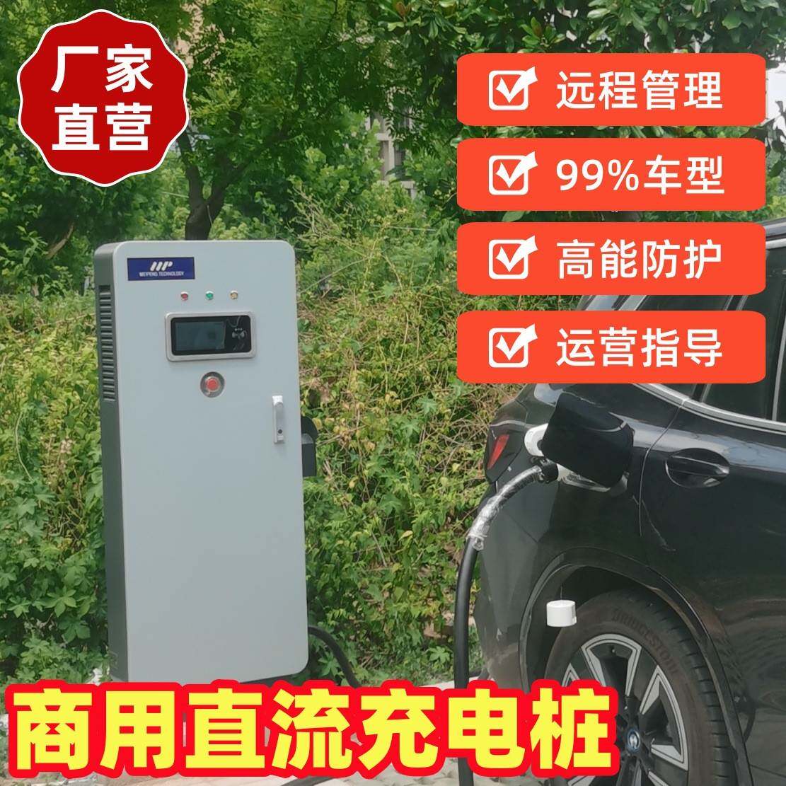商用建站80V直流新能源电动车充电桩快速充电站4G智能远程管理