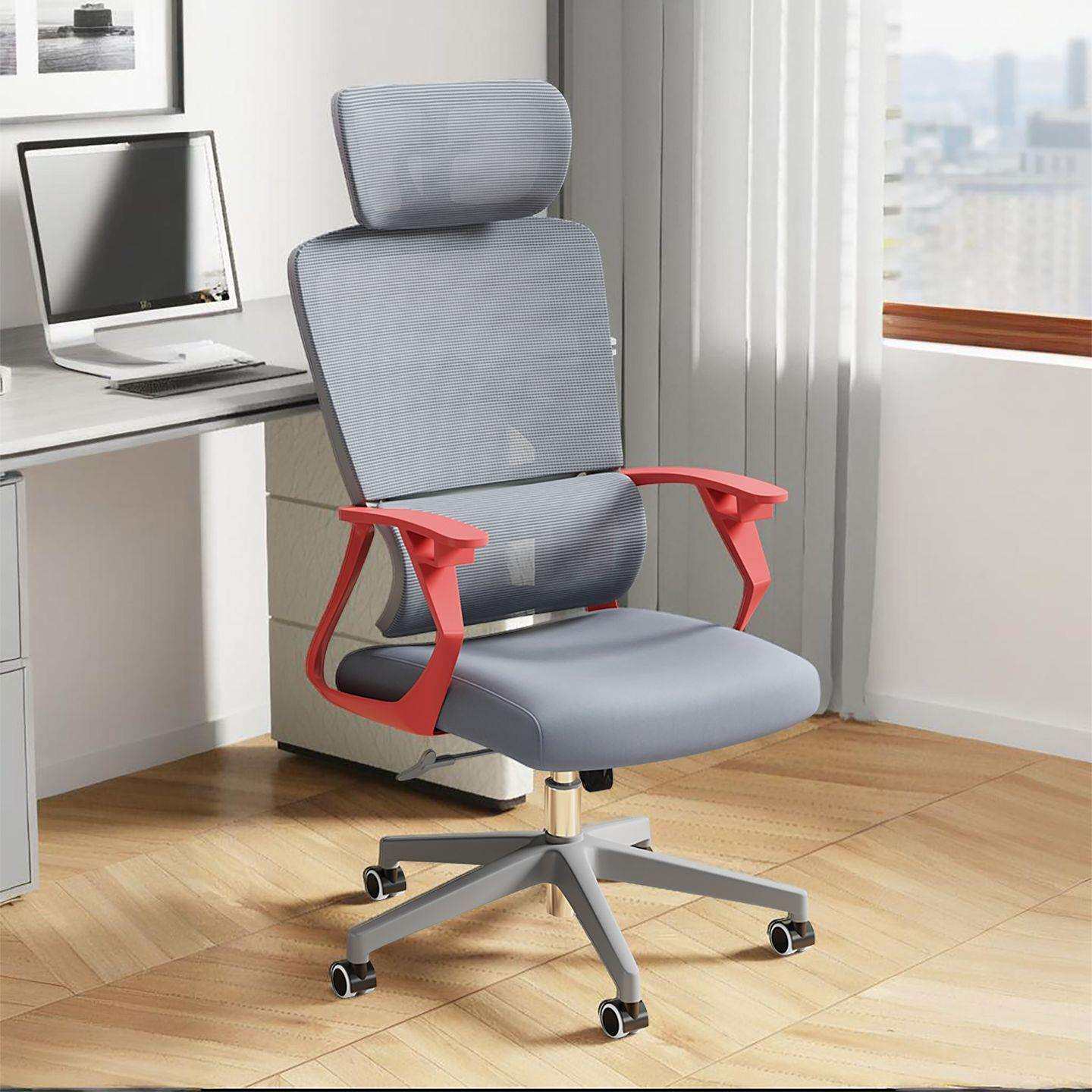 人体工学逍遥电脑椅办公椅家用舒适久坐椅子宿舍座椅双靠背学习椅