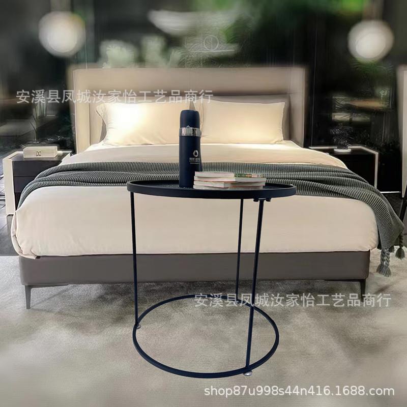 跨境拆装铁艺茶几 客厅咖啡桌卧室床头柜边几 酒店办公司茶几桌几