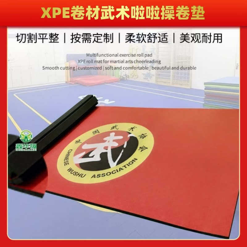 搏击格斗地垫摔跤 垫柔道拳击跆拳道啦啦操舞蹈体操武术散打卷垫
