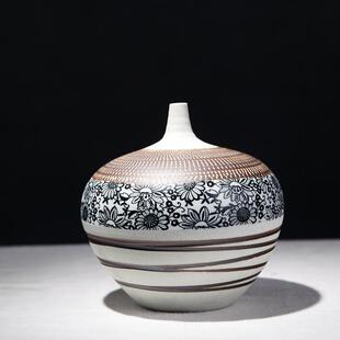 高档桌新式干 干燥花瓶加中彷真花摆件餐装饰品客厅花电视柜插花