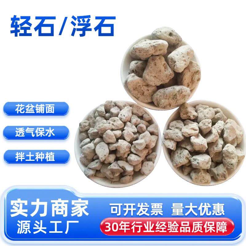 轻石厂家供应火山浮石水处理滤料兰花养殖用玻璃水质净化用