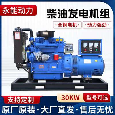 养殖场备用30千瓦潍坊柴油发电机组 小型应急发电机