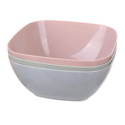 Plastic Square Bowl Unbreakable Multifunctional Plastic Eco-
