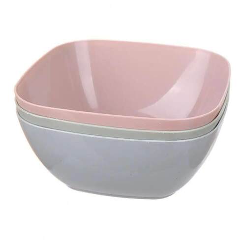 Plastic Square Bowl Unbreakable Multifunctional Plastic Eco-