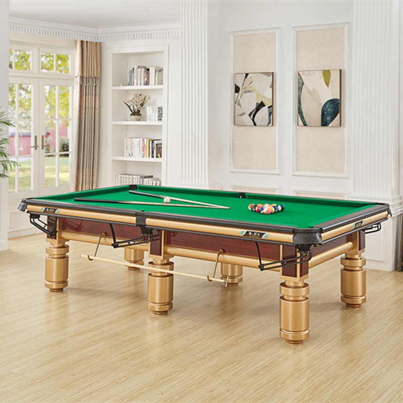 台球桌厂中式黑八台球俱乐部用台钢库青石板标准型台球桌广东江门
